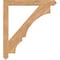 Ekena Millwork Balboa Arts & Crafts Smooth Bracket, Western Red Cedar, 3 1/2"W x 36"D x 40"H BKT04X36X40BOA03SWR - alternate 2